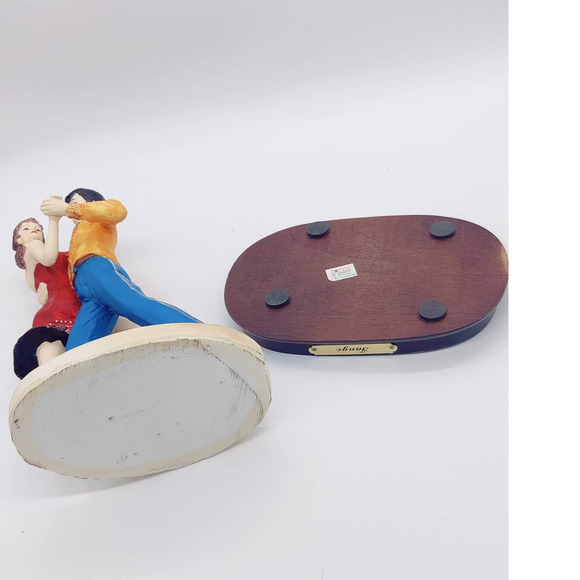 Vintage Tango 10" Dance Sculpture 1989 A.E.P. Albert E Price Bellmawr New Jersey - Picture 8 of 16